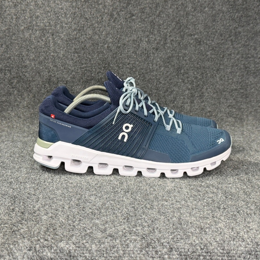 On Running Cloudswift Shoes Men's 14 Blue White Athletic Run Training Sneakers